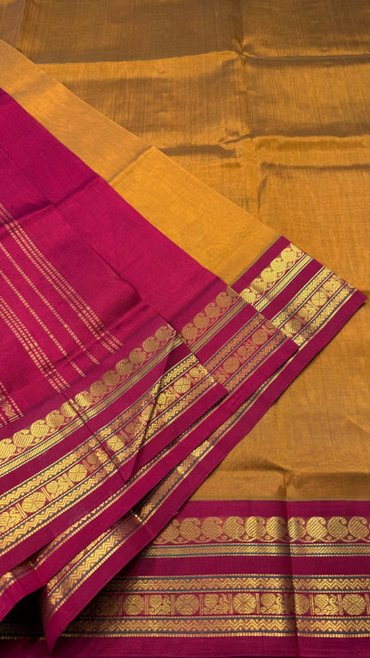 HANDLOOM KANCHIPURAM SILK COTTON (KSC179)