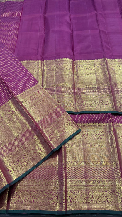 BURGUNDY PURE KANCHIPURAM HANDLOOM SILK SAREE(KSS 585)