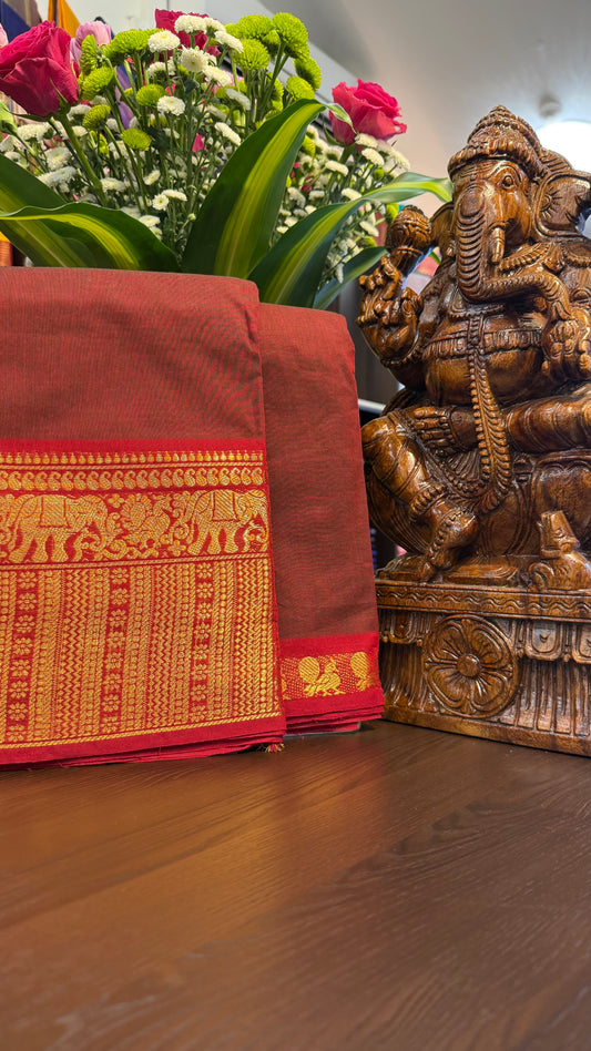 Kanchi Cotton Saree