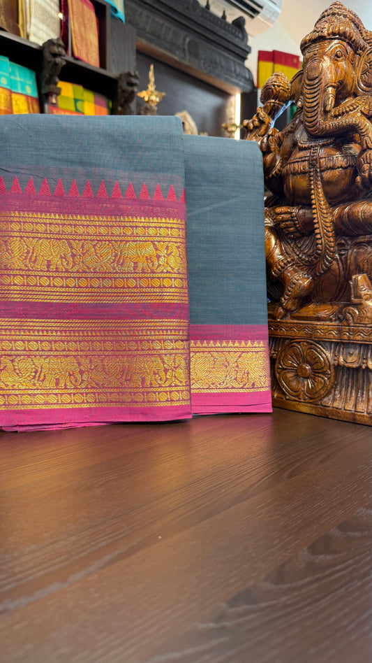 Kanchi Cotton Saree