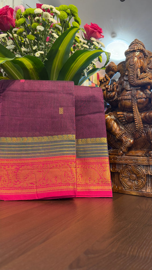 Kanchi Cotton Saree