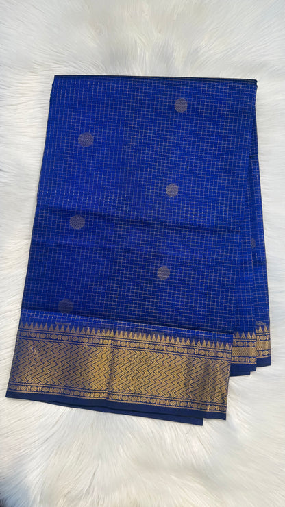 HANDLOOM KANCHIPURAM SILK COTTON (KSC183)