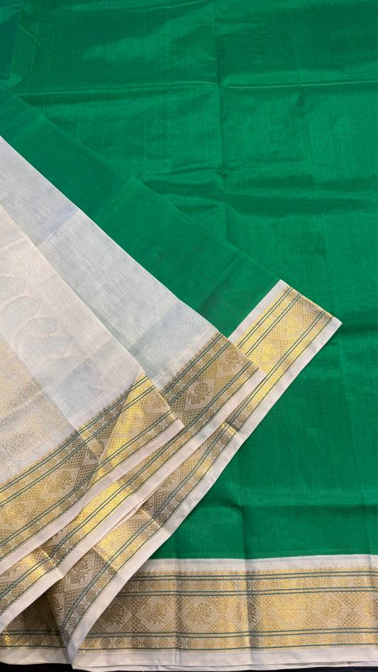 HANDLOOM KANCHIPURAM SILK COTTON (KSC181)