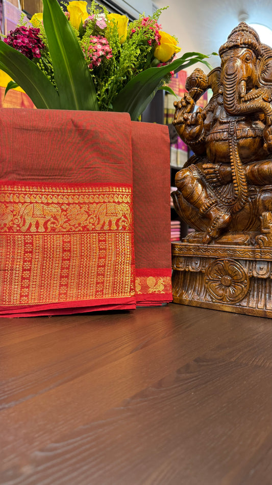 Kanchi Cotton Saree