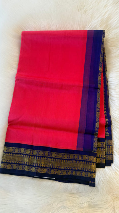 HANDLOOM KANCHIPURAM SILK COTTON (KSC215)