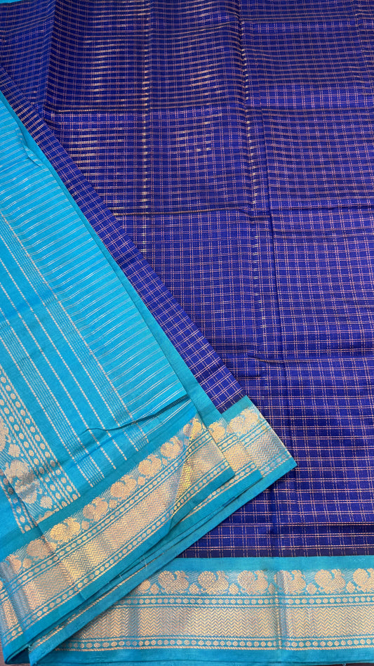 HANDLOOM KANCHIPURAM SILK COTTON (KSC146)