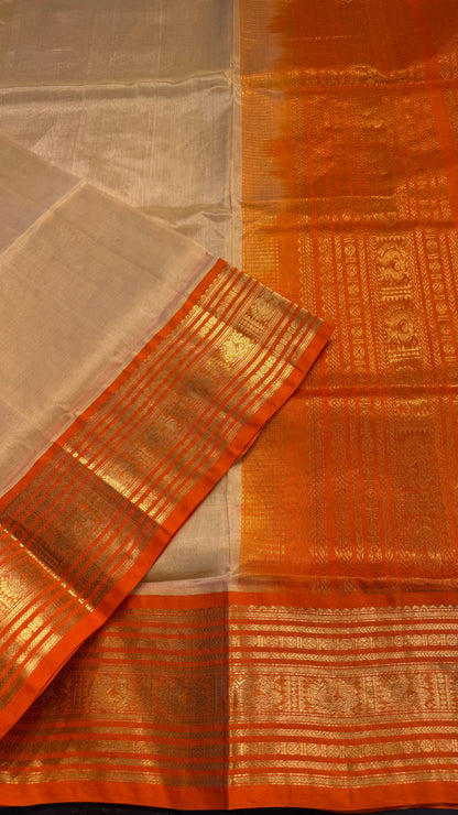 HANDLOOM KANCHIPURAM SILK COTTON (KSC163)