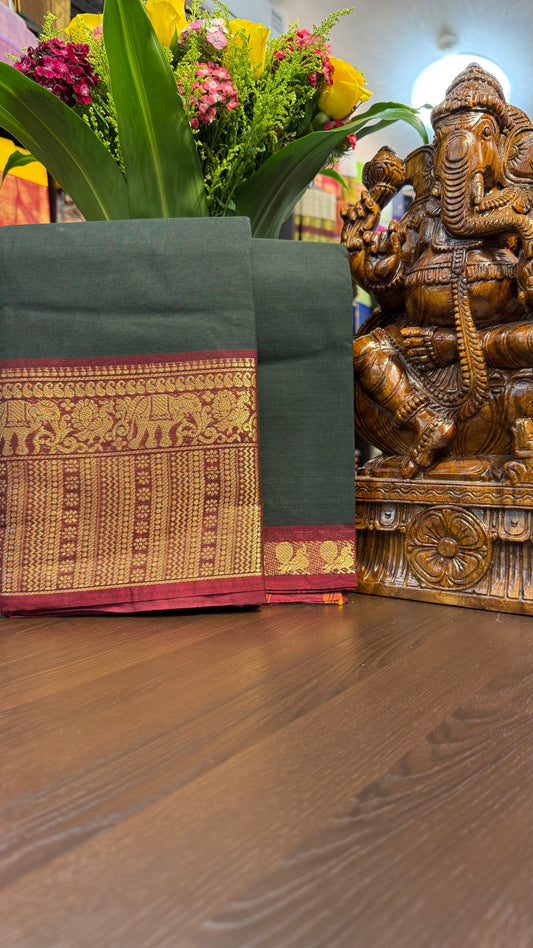 Kanchi Cotton Saree