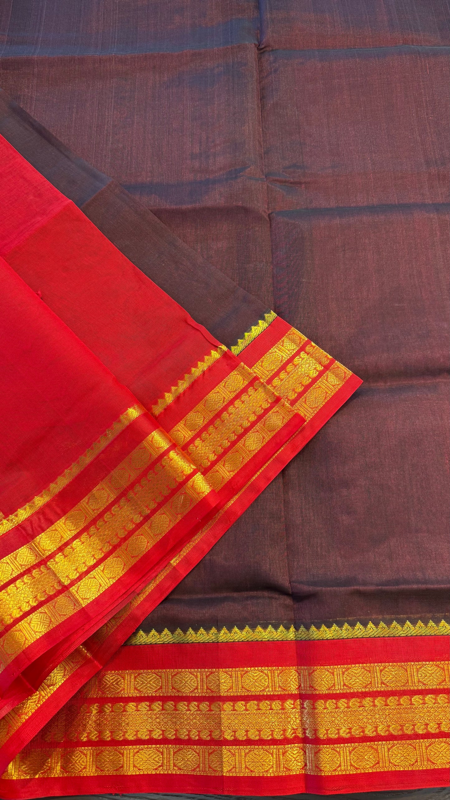 HANDLOOM KANCHIPURAM SILK COTTON (KSC231)