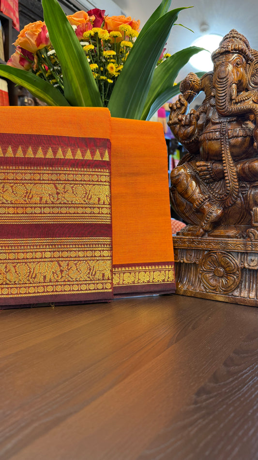 Kanchi Cotton Saree