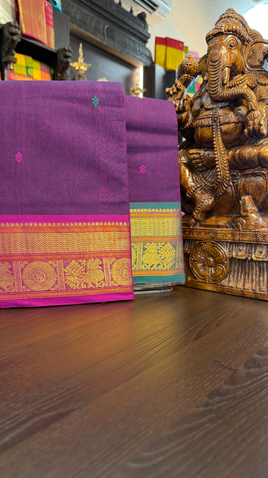 Kanchi Cotton Saree