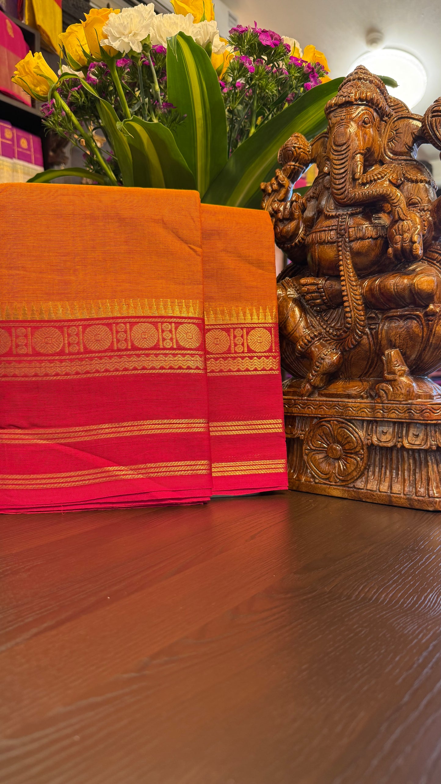 Kanchi Cotton Saree