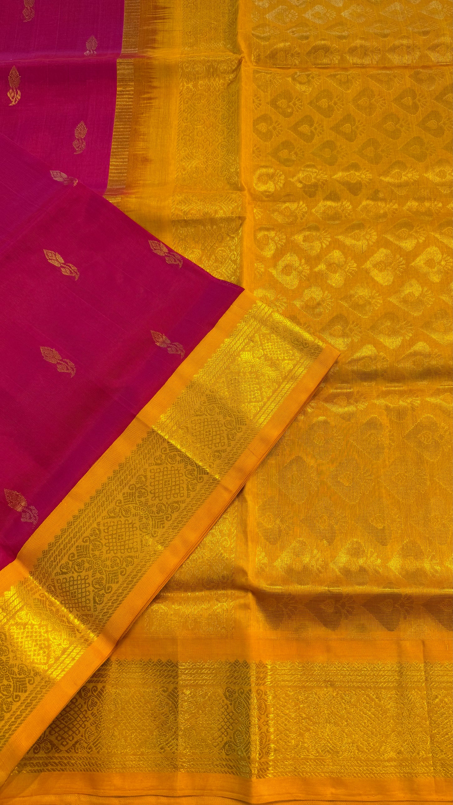HANDLOOM KANCHIPURAM SILK COTTON (KSC223)
