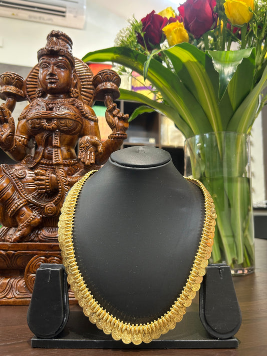Ishanvi 916 Polish Kassu Malai Long Necklace
