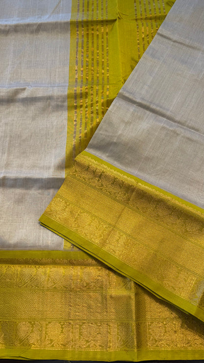 HANDLOOM KANCHIPURAM SILK COTTON (KSC235)