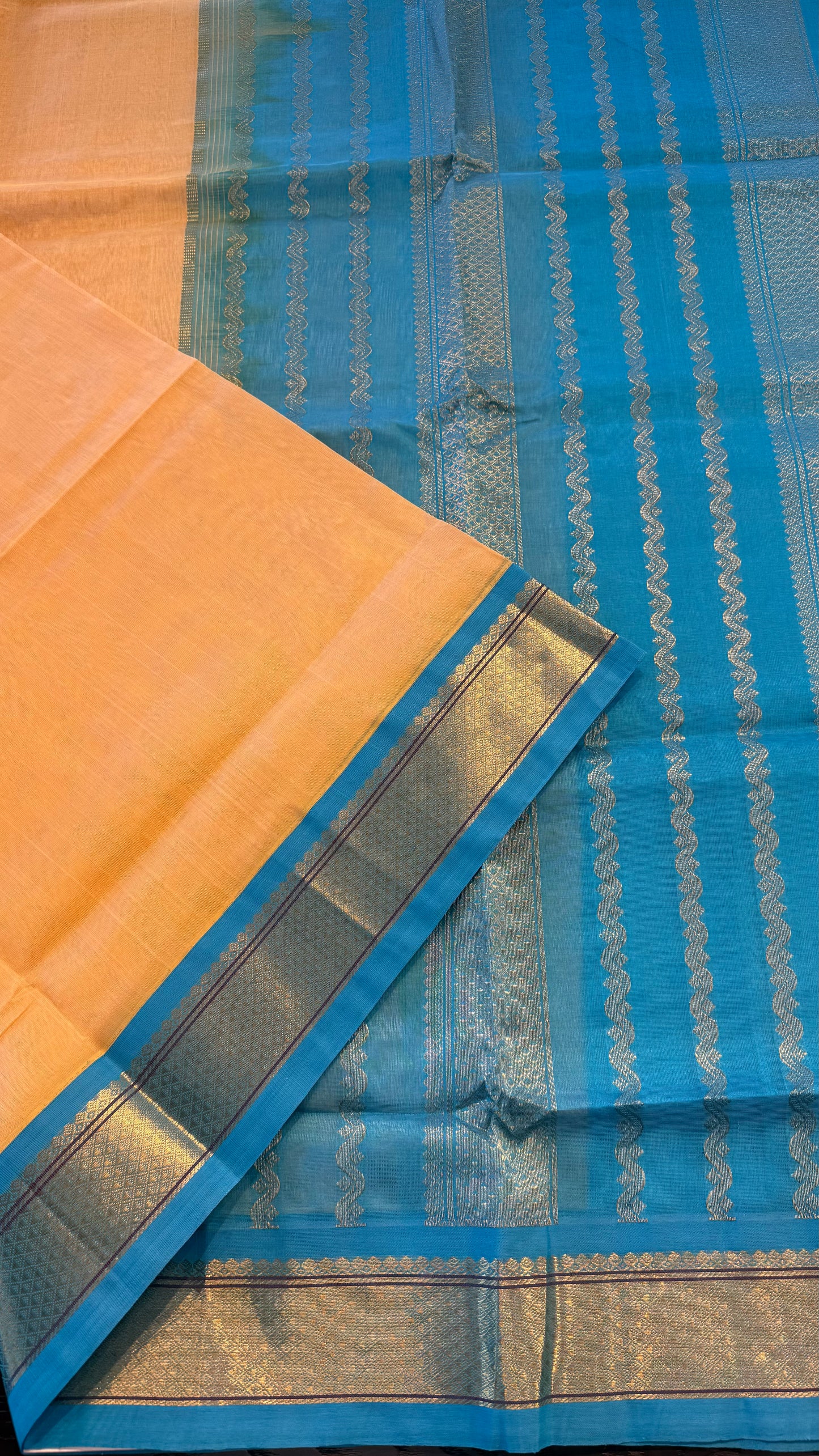 HANDLOOM KANCHIPURAM SILK COTTON (KSC204)
