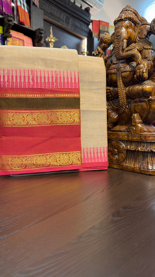 Kanchi Cotton Saree