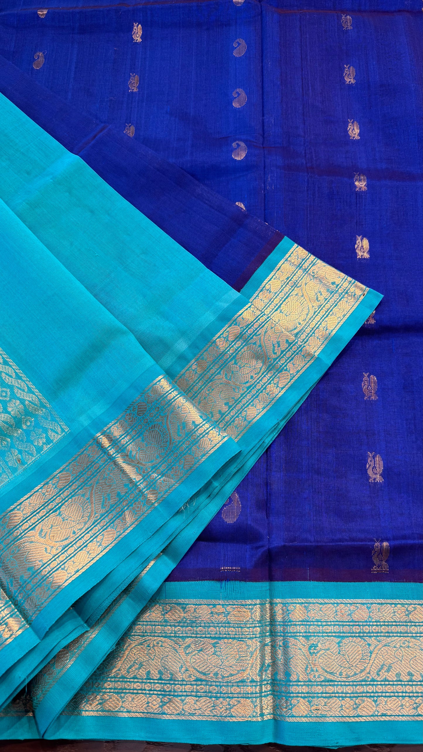 HANDLOOM KANCHIPURAM SILK COTTON (KSC232)