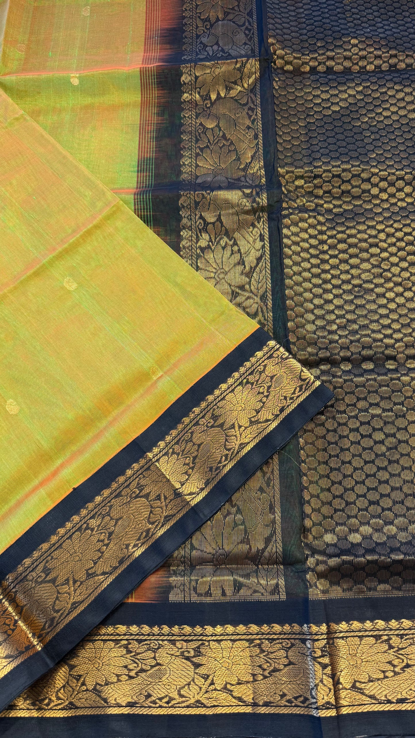 HANDLOOM KANCHIPURAM SILK COTTON (KSC228)