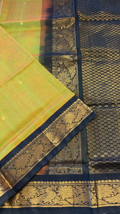 HANDLOOM KANCHIPURAM SILK COTTON (KSC228)