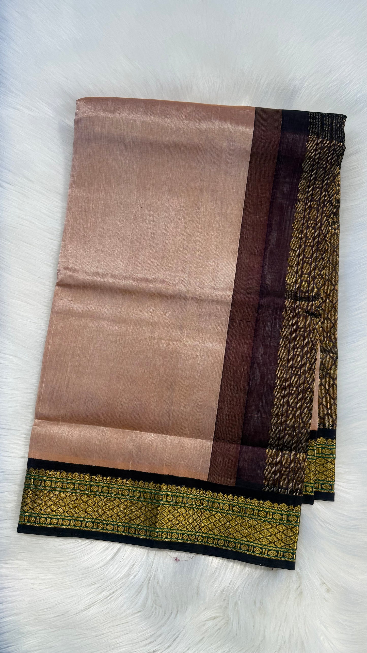 HANDLOOM KANCHIPURAM SILK COTTON (KSC161)