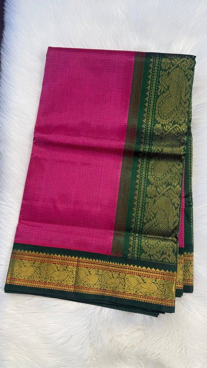 HANDLOOM KANCHIPURAM SILK COTTON (KSC168)