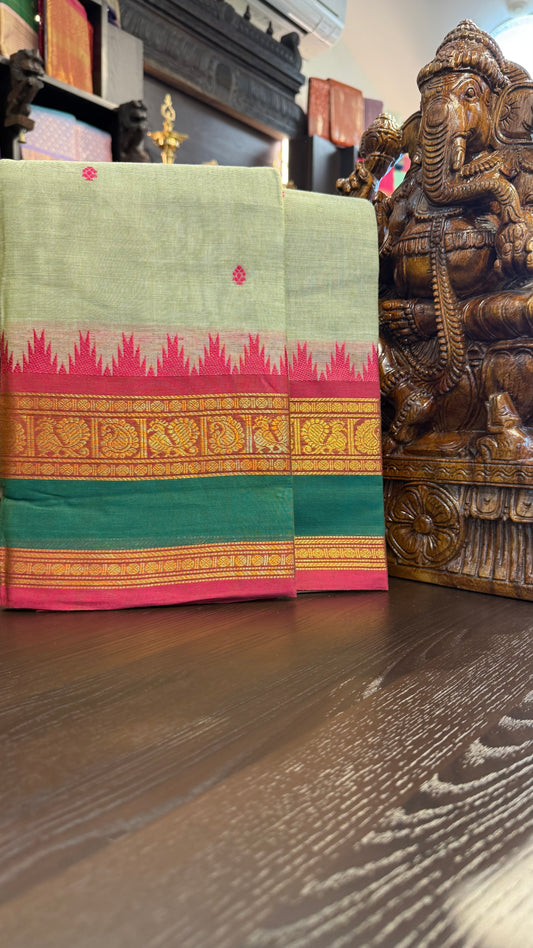 Kanchi Cotton Saree