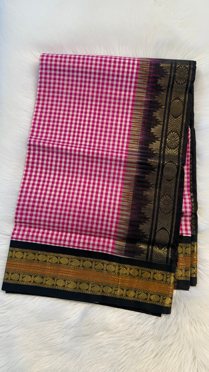 HANDLOOM KANCHIPURAM SILK COTTON (KSC249)