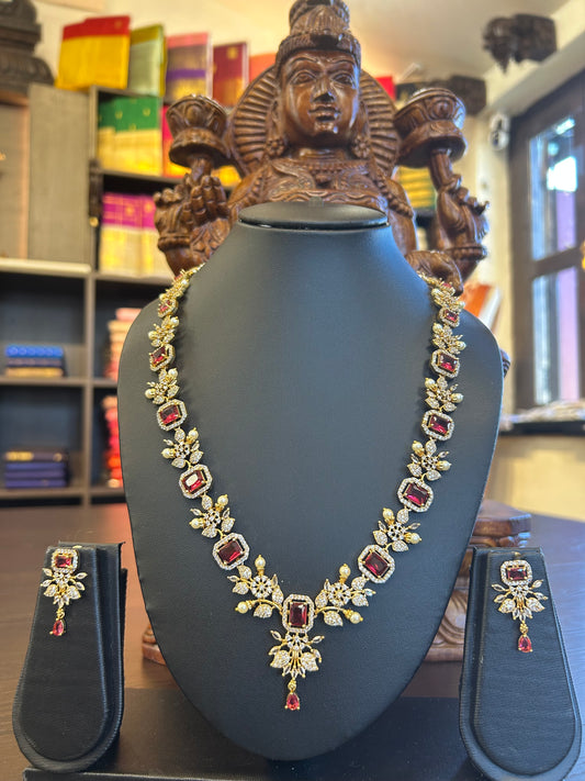 Ruby AD Necklace Set