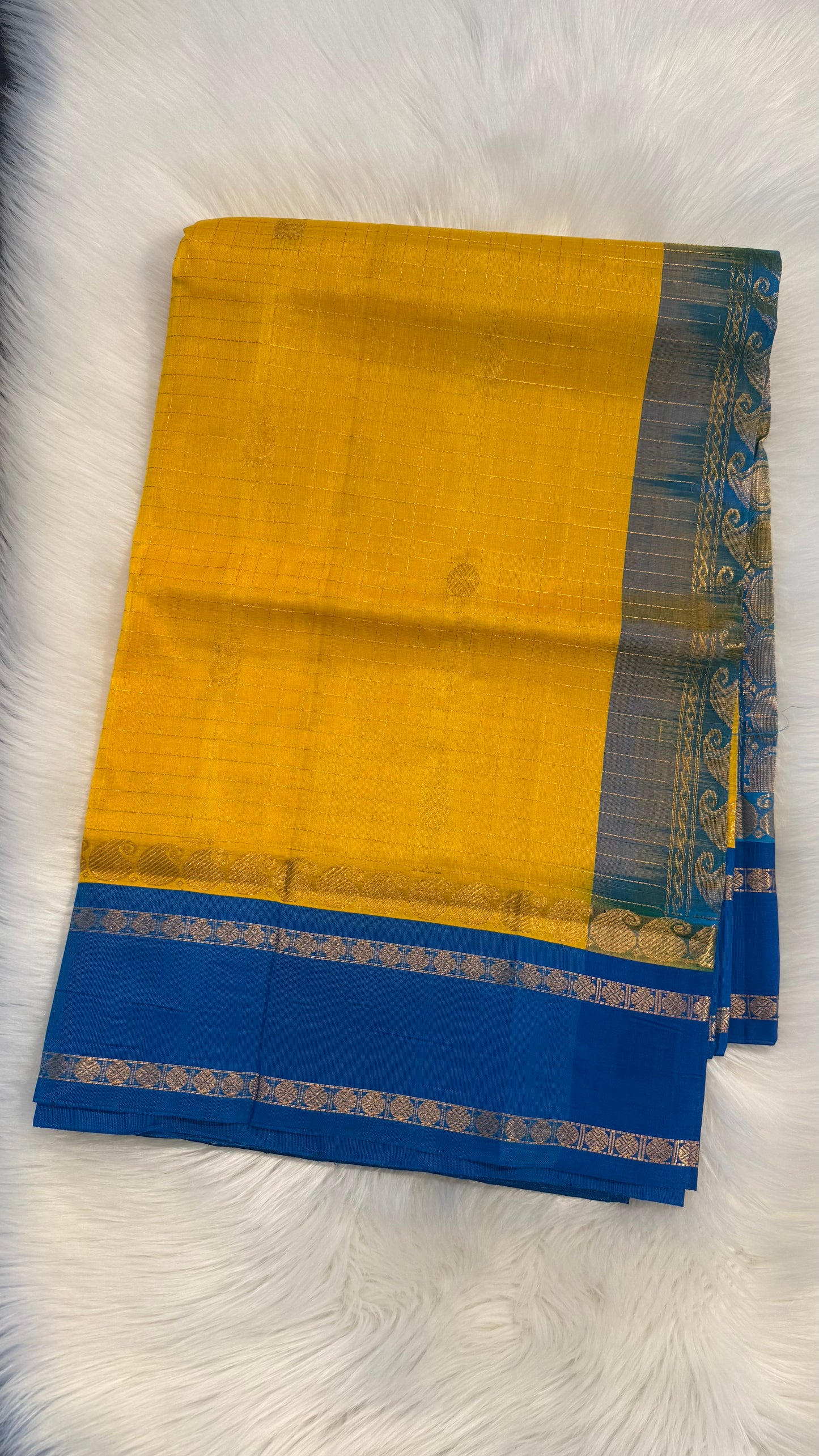 HANDLOOM KANCHIPURAM SILK COTTON (KSC180)