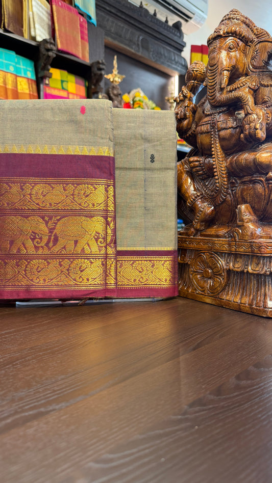 Kanchi Cotton Saree