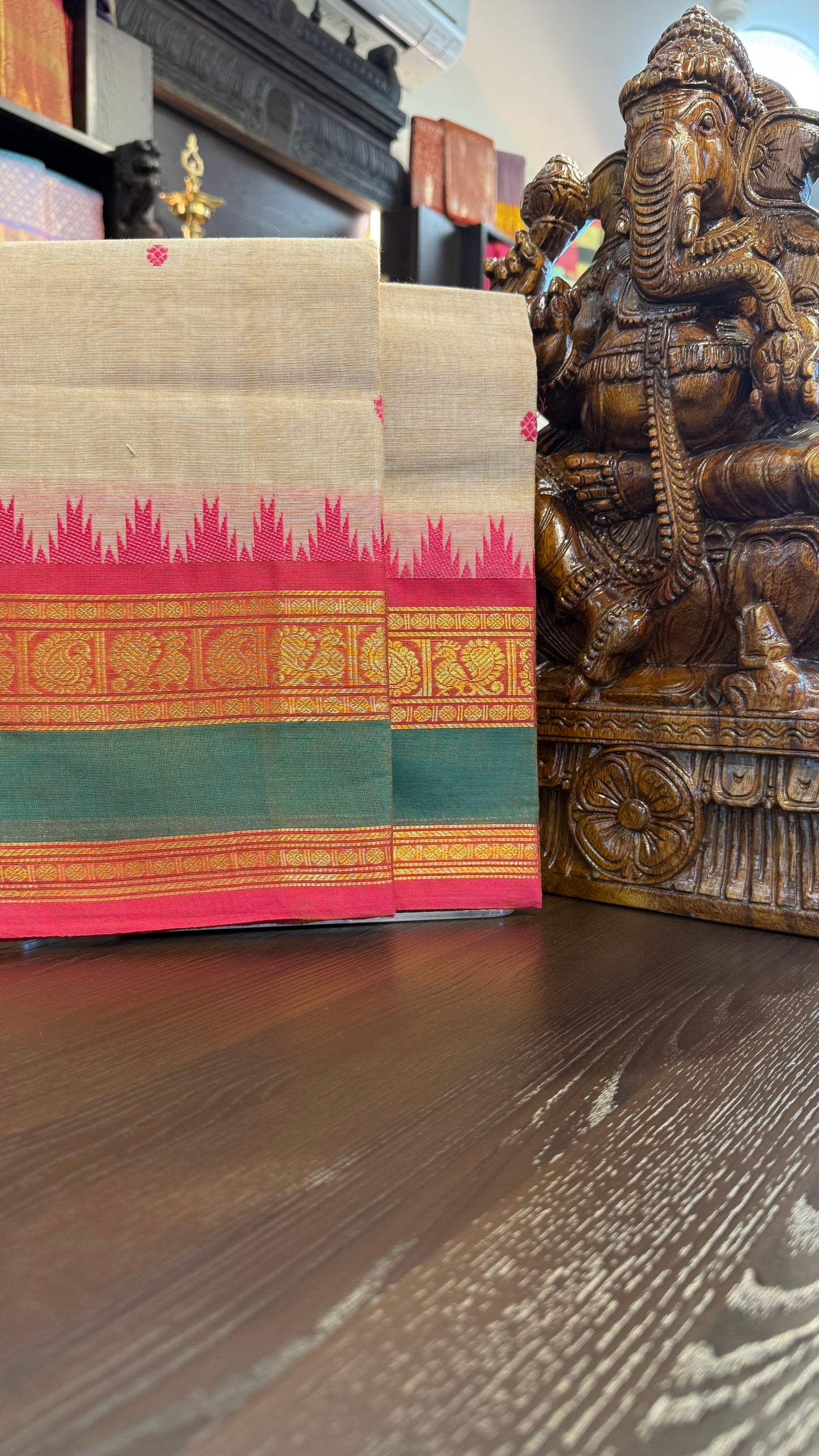 Kanchi Cotton Saree