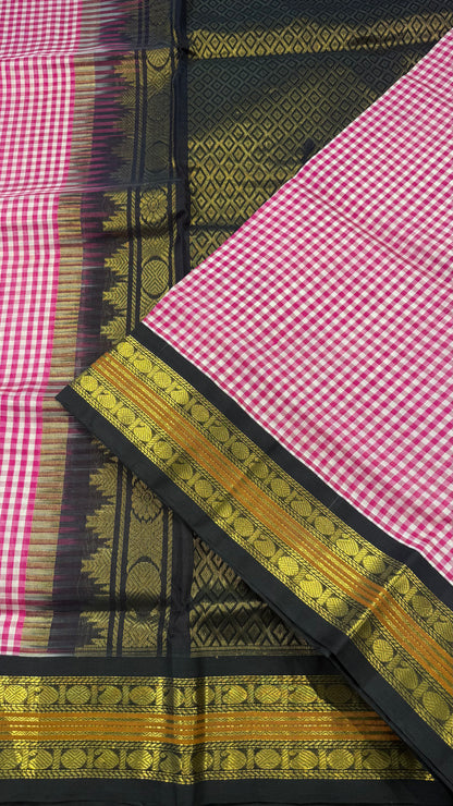 HANDLOOM KANCHIPURAM SILK COTTON (KSC249)