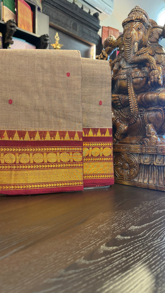 Kanchi Cotton Saree