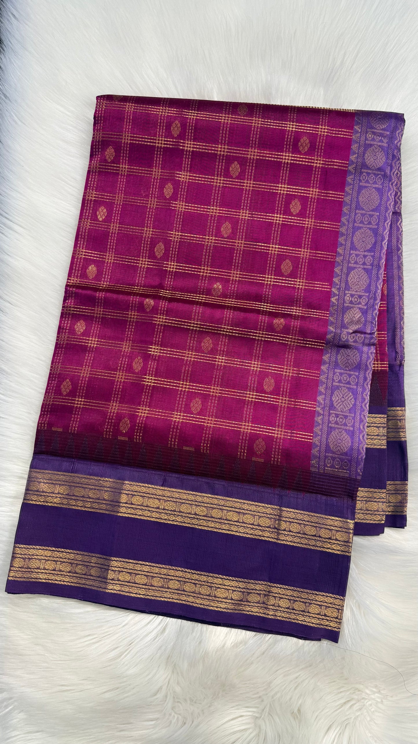 HANDLOOM KANCHIPURAM SILK COTTON (KSC189)