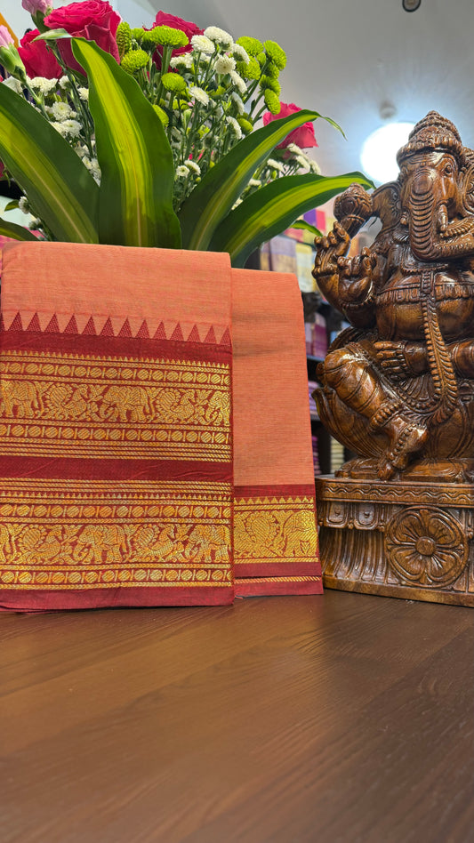 Kanchi Cotton Saree