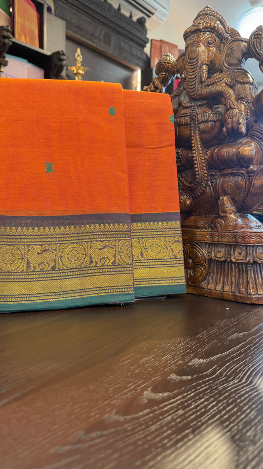 Kanchi Cotton Saree