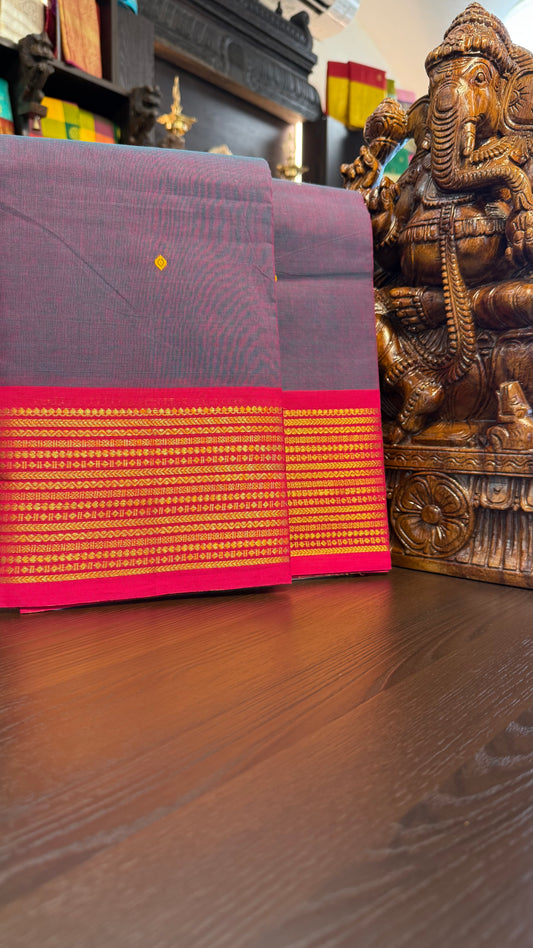 Kanchi Cotton Saree