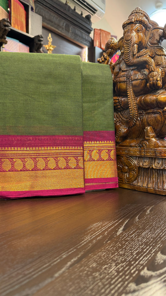Kanchi Cotton Saree