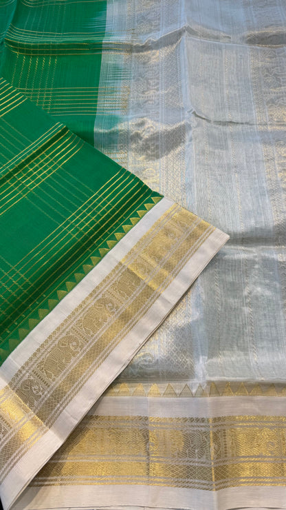 HANDLOOM KANCHIPURAM SILK COTTON (KSC274)