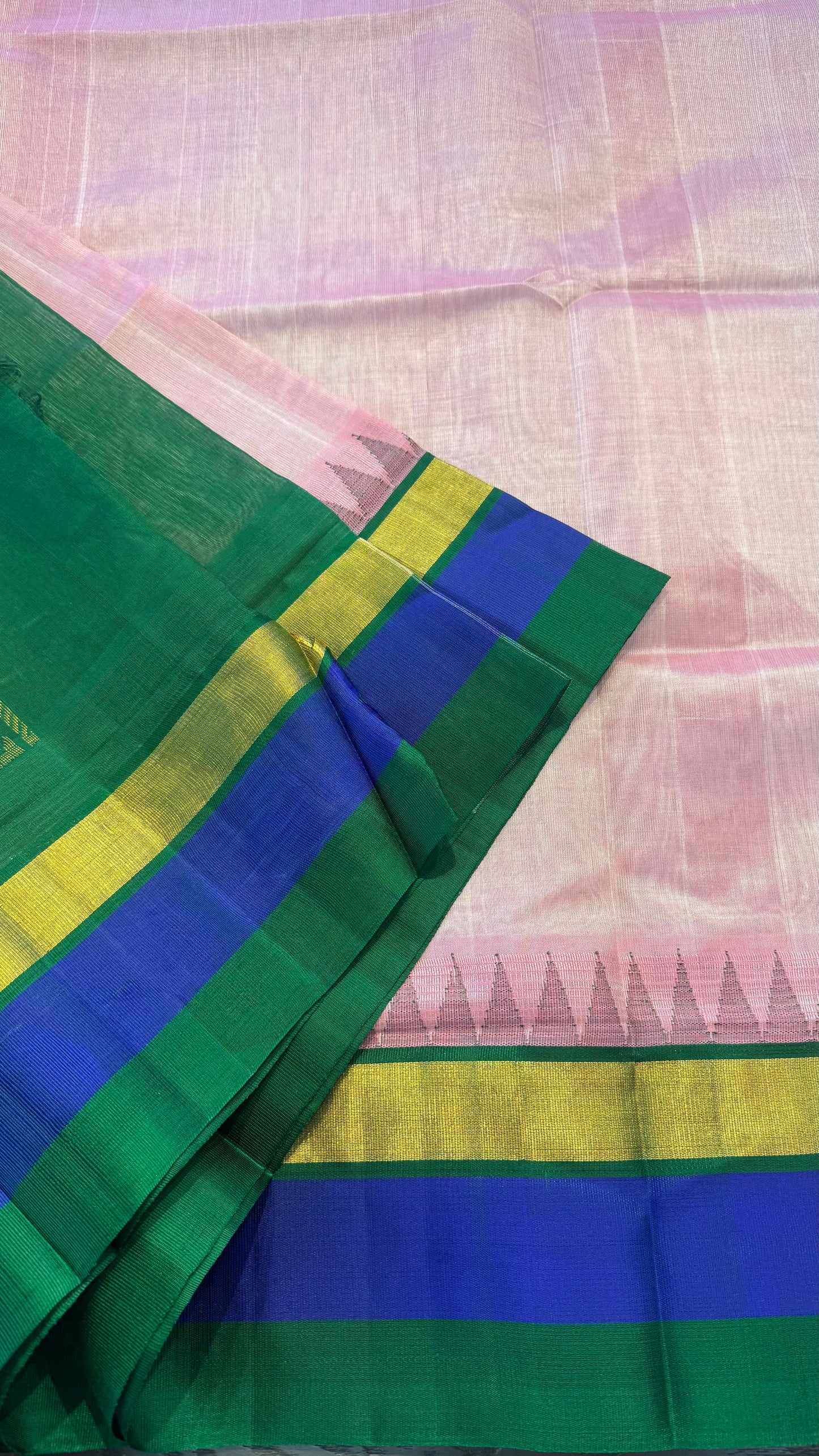 HANDLOOM KANCHIPURAM SILK COTTON (KSC240)