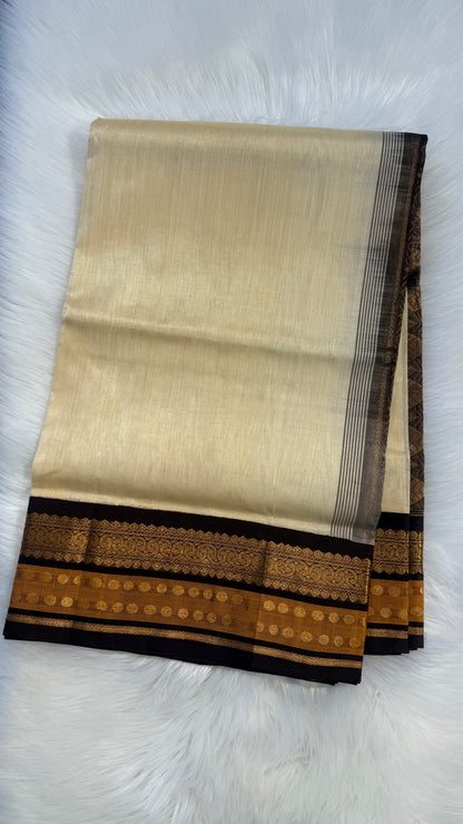 HANDLOOM KANCHIPURAM SILK COTTON (KSC157)