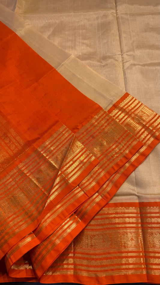 HANDLOOM KANCHIPURAM SILK COTTON (KSC163)