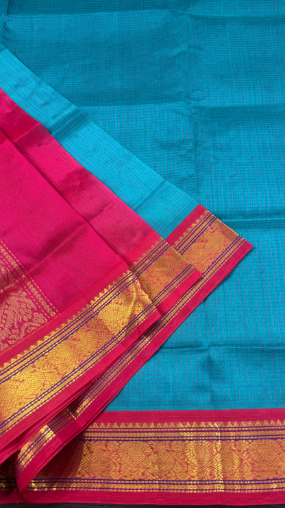 HANDLOOM KANCHIPURAM SILK COTTON (KSC261)