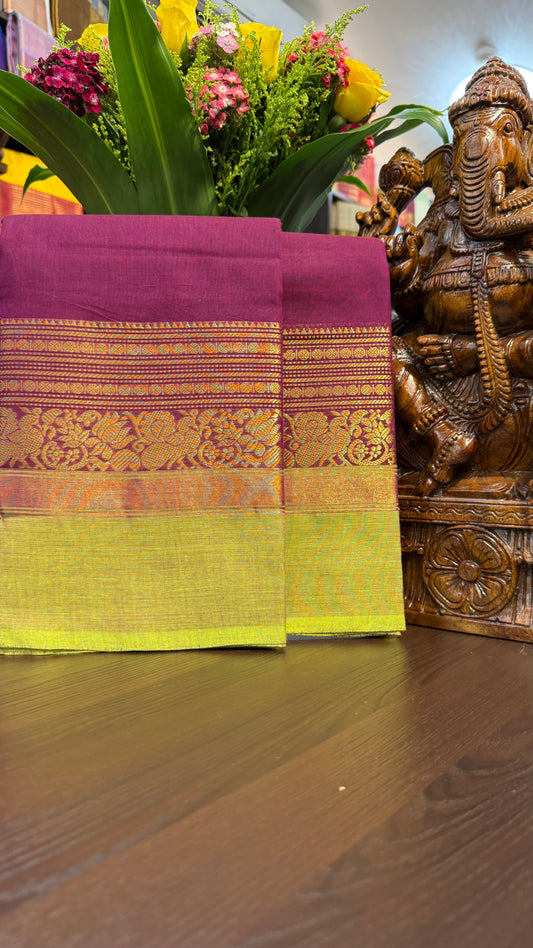Kanchi Cotton Saree