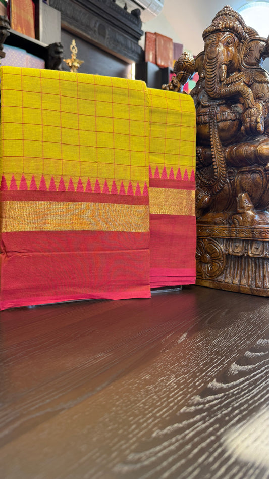 Kanchi Cotton Saree