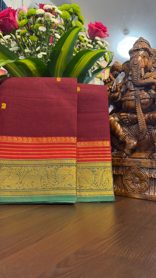 Kanchi Cotton Saree