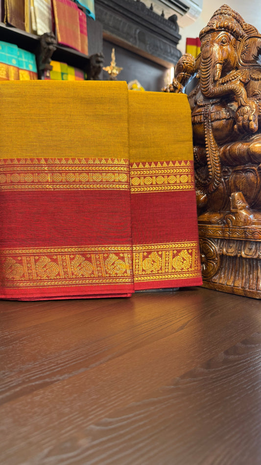 Kanchi Cotton Saree