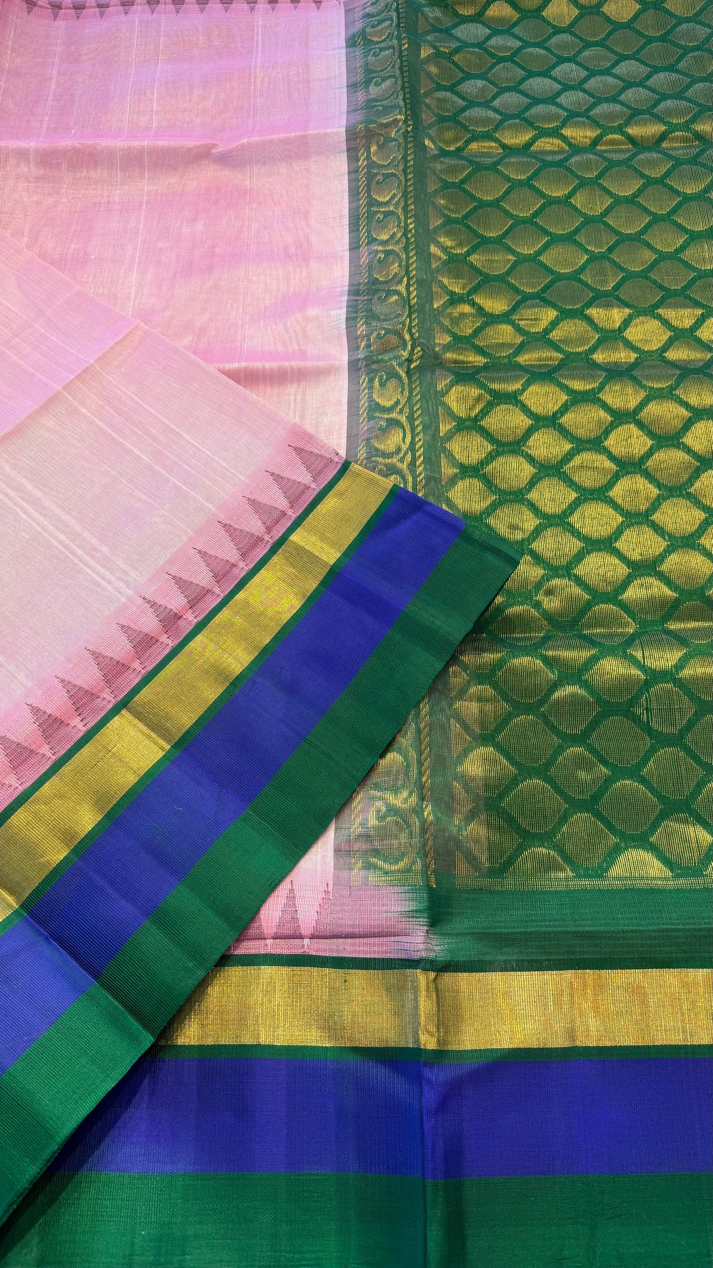 HANDLOOM KANCHIPURAM SILK COTTON (KSC240)