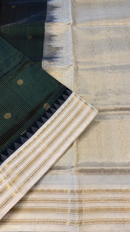 HANDLOOM KANCHIPURAM SILK COTTON (KSC276)
